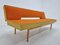 Mid-Century Sofa oder Tagesbett in Orange von Miroslav Navratil für Interier Praha, 1960er 10