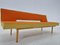 Mid-Century Sofa oder Tagesbett in Orange von Miroslav Navratil für Interier Praha, 1960er 14