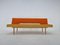Mid-Century Sofa oder Tagesbett in Orange von Miroslav Navratil für Interier Praha, 1960er 2