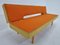 Mid-Century Sofa oder Tagesbett in Orange von Miroslav Navratil für Interier Praha, 1960er 6