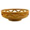 Openwork Glazed Ceramic Chamotte Bowl by Gunnar Nylund for Rörstrand, Image 1