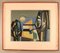 Albert Ferenz, Abstract Landscape, Germany, Mid-20th Century, Color Lithograph, Framed, Image 1
