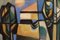 Albert Ferenz, Paysage Abstrait, Milieu du 20ème Siècle, Aquarelle sur Papier, Encadré 5