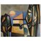Albert Ferenz, Paysage Abstrait, Milieu du 20ème Siècle, Aquarelle sur Papier, Encadré 2