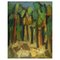 Swedish Modernist Artist, The Forest, 1960s, Oil on Canvas, Framed, Image 2