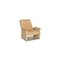Beige Leather DS 61 Armchair with Relaxation Function from de Sede, Image 3