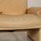 Beige Leather DS 61 Armchair with Relaxation Function from de Sede, Image 4