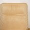 Beige Leather DS 61 Armchair with Relaxation Function from de Sede, Image 6