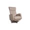 Cream Leather Dream Star Armchair with Relaxation Function by Ewald Schillig, Image 1