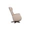 Cream Leather Dream Star Armchair with Relaxation Function by Ewald Schillig 8