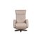 Fauteuil Dream Star en Cuir Crème avec Fonction Relaxation par Ewald Schillig 7