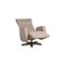 Cream Leather Dream Star Armchair with Relaxation Function by Ewald Schillig 3