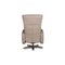 Cream Leather Dream Star Armchair with Relaxation Function by Ewald Schillig 9