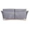 Vanda 2-Seater Sofa in Gray-Blue Leather from Koinor 13