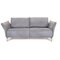 Vanda 2-Seater Sofa in Gray-Blue Leather from Koinor, Image 1