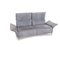 Vanda 2-Seater Sofa in Gray-Blue Leather from Koinor 3