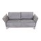 Vanda 2-Seater Sofa in Gray-Blue Leather from Koinor 10