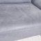 Vanda 2-Seater Sofa in Gray-Blue Leather from Koinor 4