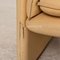 Divano a tre posti DS 61 in pelle beige di de Sede, Immagine 4