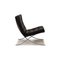 Black Leather Barcelona Armchair by Ludwig Mies van der Rohe for Knoll Inc. / Knoll International 9