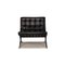 Black Leather Barcelona Armchair by Ludwig Mies van der Rohe for Knoll Inc. / Knoll International 8