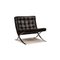 Black Leather Barcelona Armchair by Ludwig Mies van der Rohe for Knoll Inc. / Knoll International 1