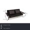 Anthracite Fabric Three-Seater Sofa Bed from Arflex 2