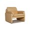 Beige Leather DS 61 Armchair from De Sede, Image 1