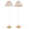 Vintage Modern Clear Acrylic Glass Floor Lamps by Knoll, 1970s, Set of 2 1