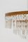 Mid-Century Italian Murano Crystal Waterfall Chandelier 6