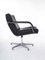Black Leather Artifort Lounge Chair by Geoffrey Harcourt 4