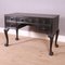 English Painted Oak Kneehole Desk 1