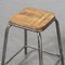 French Industrial Stacking High Stools from Mullca, 1950s, Set of 6 8