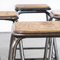 French Industrial Stacking High Stools from Mullca, 1950s, Set of 6, Image 4