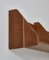 Large Danish Wall Shelf in Patinated Oak by Hans J. Wegner for Ry Mobler, 1950s, Image 4