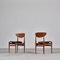 Danish Modern Teak and Black Leather Dining Chairs by Inge Rubino, 1963, Set of 8 9
