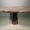 Round M1 Dining Table in Black Emperador Marble by Angelo Mangiarotti 4