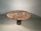 Round M1 Dining Table in Black Emperador Marble by Angelo Mangiarotti 11
