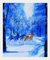 Victor Spahn, Randonnée sous la neige, 1999, Screen Print on White Cardboard 1