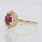 Modern Ruby Diamonds 18 Karat Yellow Gold Pompadour Ring, Image 3