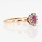 20th Century Ruby Diamonds 18 Karat Yellow Gold Ring, Image 5