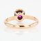 20th Century Ruby Diamonds 18 Karat Yellow Gold Ring, Image 4