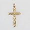 Ciondolo a croce in oro giallo 18 carati, Francia, XIX secolo, Immagine 4