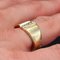 Moderner Ring aus 14 Karat Gelbgold mit Diamanten 9