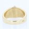 Modern Diamond Line 14 Karat Yellow Gold Ring 11