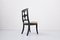 Empire Style Belgian Black and Gold Dining Chairs, Set of 8 6
