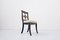 Empire Style Belgian Black and Gold Dining Chairs, Set of 8 4
