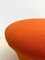Sgabello Mushroom Mid-Century moderno arancione di Pierre Paulin per Artifort, anni '60, Immagine 2