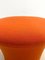 Sgabello Mushroom Mid-Century moderno arancione di Pierre Paulin per Artifort, anni '60, Immagine 5