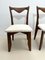 French Dining Chairs by Guillerme Et Chambron, 1960s, Set of 6 5